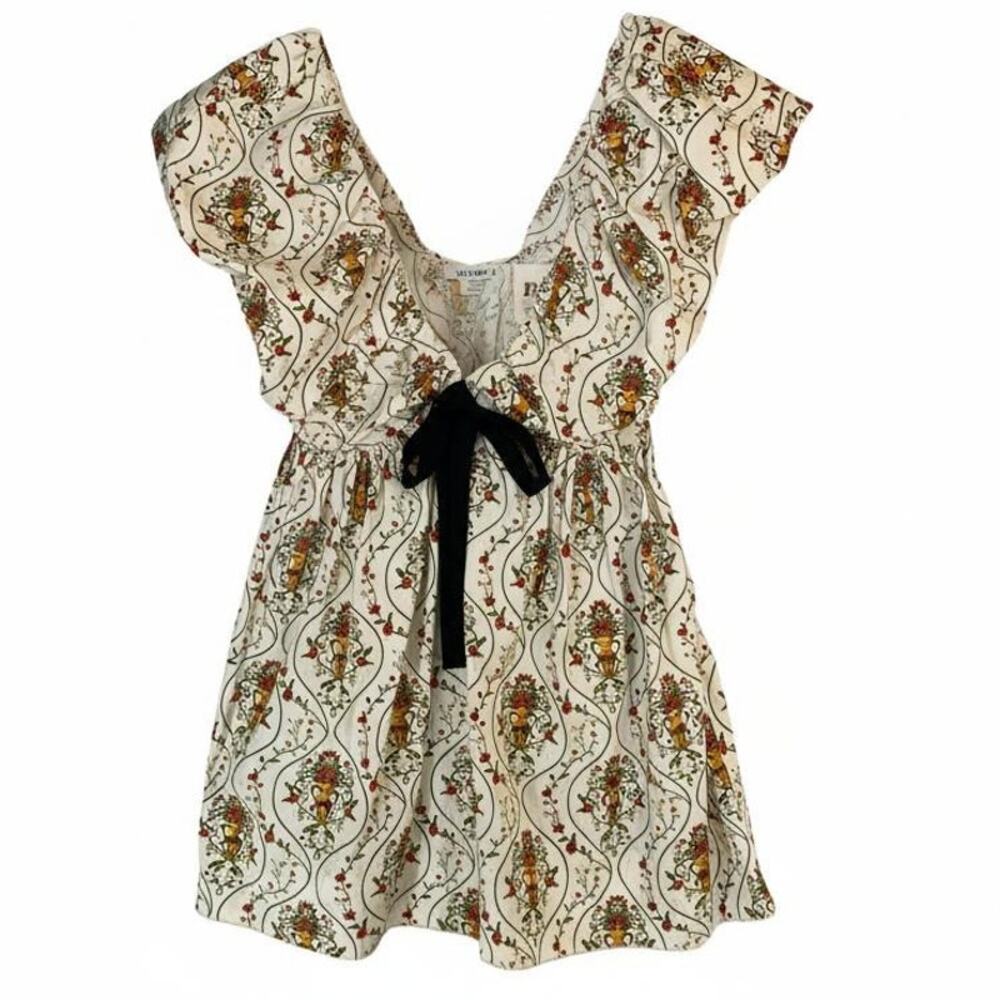 Agua by Agua Bendita Horizonte Remedios Mini Dress XL Floral Feminine Resort NEW